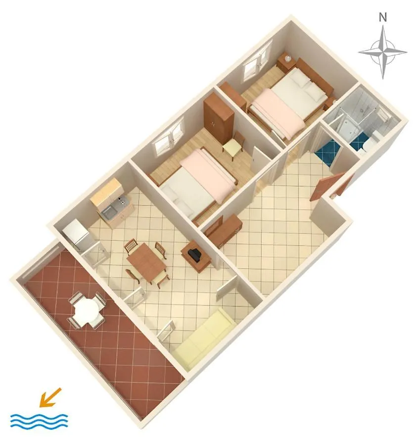 Apartments With A Parking Space Povljana, Pag - 6298